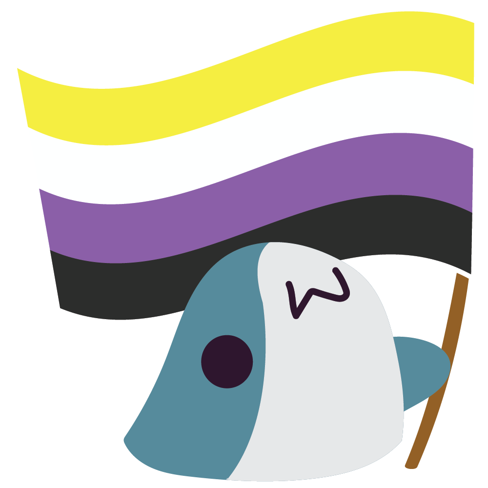 Emoji bh_flag_nonbinary